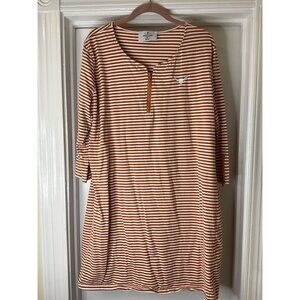 Emerson Street University of Texas Longhorn Midi Shift T-Shirt Dress. Size 2X